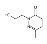 2-(2-hydroxy-ethyl)-6-methyl-4,5-dihydro-2H-pyridazin-3-one结构式