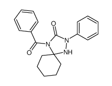 4-benzoyl-2-phenyl-1,2,4-triazaspiro[4.5]decan-3-one结构式