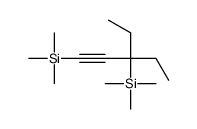 3-Ethyl-1,3-bis(trimethylsilyl)-1-pentyne结构式