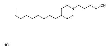 4-(4-nonylpiperidin-1-yl)butan-1-ol,hydrochloride结构式
