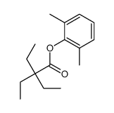 (2,6-dimethylphenyl) 2,2-diethylbutanoate结构式