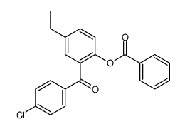 [2-(4-chlorobenzoyl)-4-ethylphenyl] benzoate Structure