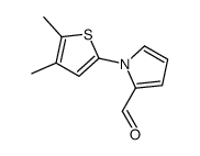 1-(4,5-dimethylthiophen-2-yl)pyrrole-2-carbaldehyde结构式