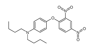 N,N-dibutyl-4-(2,4-dinitrophenoxy)aniline Structure