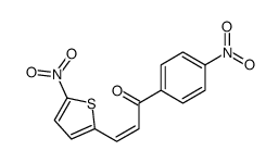 1-(4-nitrophenyl)-3-(5-nitrothiophen-2-yl)prop-2-en-1-one Structure