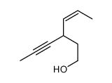 3-prop-1-ynylhex-4-en-1-ol Structure