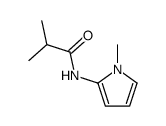 2-methyl-N-(1-methylpyrrol-2-yl)propanamide结构式