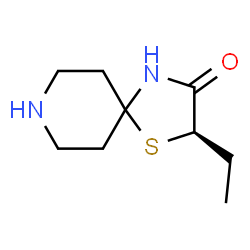 1-Thia-4,8-diazaspiro[4.5]decan-3-one,2-ethyl-,(2R)-(9CI) structure