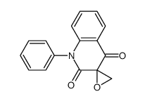 2,4-Dioxo-1-phenyl-1,2,3,4-tetrahydrochinolin-3-spiro-2'-oxiran结构式