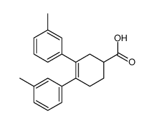 3,4-bis(3-methylphenyl)cyclohex-3-ene-1-carboxylic acid Structure