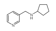 Cyclopentyl-pyridin-3-ylmethyl-amine结构式