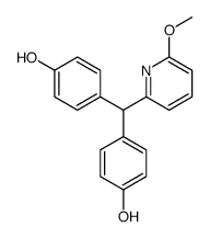 4-[(4-hydroxyphenyl)-(6-methoxypyridin-2-yl)methyl]phenol Structure