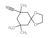 1,4-Dioxaspiro[4.5]decane-7-carbonitrile,7,9,9-trimethyl-结构式