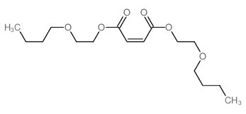 bis(2-butoxyethyl) (Z)-but-2-enedioate Structure