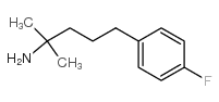 5-(4-Fluorophenyl)-2-methylpentan-2-amine结构式