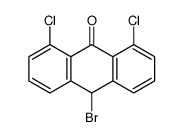 10-bromo-1,8-dichloro-10H-anthracen-9-one结构式
