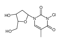 Thymidine, 3-chloro- structure