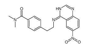 N,N-dimethyl-4-[2-[(6-nitroquinazolin-4-yl)amino]ethyl]benzamide Structure