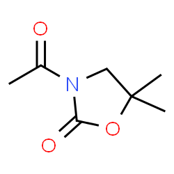 2-Oxazolidinone, 3-acetyl-5,5-dimethyl- (5CI) picture