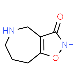 2H-Isoxazolo[4,5-c]azepin-3(4H)-one,5,6,7,8-tetrahydro-(9CI) structure