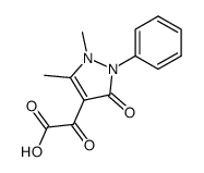 (1,5-dimethyl-3-oxo-2-phenyl-2,3-dihydro-1H-pyrazol-4-yl)-glyoxylic acid结构式