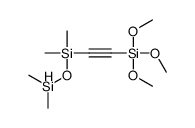 dimethylsilyloxy-dimethyl-(2-trimethoxysilylethynyl)silane Structure