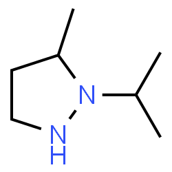 Pyrazolidine, 5-methyl-1-(1-methylethyl)- (9CI) Structure