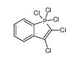 1,1,1,2,3-pentachloro-1-phosphaindene Structure