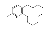 5,6,7,8,9,10,11,12,13,14-decahydro-2-methylcyclododeca[b]pyridine Structure