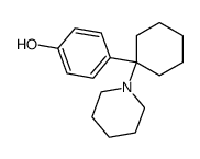 4-(1-(piperidin-1-yl)cyclohexyl)phenol Structure