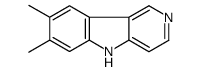 7,8-dimethyl-5H-pyrido[4,3-b]indole Structure
