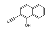 1-hydroxynaphthalene-2-carbonitrile结构式