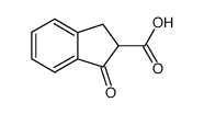 2,3-dihydro-1-oxo-1H-indene-2-carboxylic acid结构式