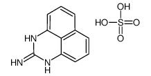 1H-perimidin-2-amine,sulfuric acid结构式