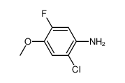 2-chloro-5-fluoro-4-methoxyaniline结构式