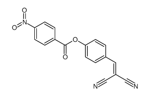 [4-(2,2-dicyanoethenyl)phenyl] 4-nitrobenzoate Structure