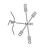 tetracarbonylhydrido(triethylphosphine)manganese Structure