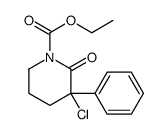 ethyl 3-chloro-2-oxo-3-phenylpiperidine-1-carboxylate Structure