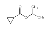 环丙烷甲酸异丙酯结构式