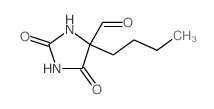 4-butyl-2,5-dioxo-imidazolidine-4-carbaldehyde Structure