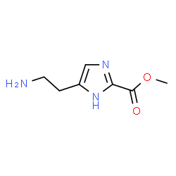 1H-Imidazole-2-carboxylicacid,4-(2-aminoethyl)-,methylester(9CI)结构式