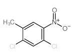 2,4-二氯-5-硝基甲苯结构式