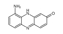 9-aminophenazin-2-ol结构式