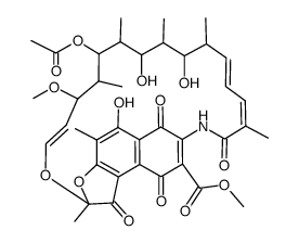 3-carbomethoxy rifamycin S Structure