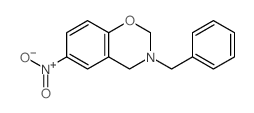 8-benzyl-4-nitro-10-oxa-8-azabicyclo[4.4.0]deca-2,4,11-triene structure