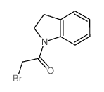 2-bromo-1-(2,3-dihydro-1H-indol-1-yl)-1-ethanone结构式
