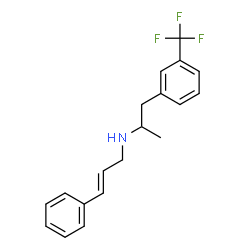 N-cinnamyl-1-[3-(trifluoromethyl)phenyl]propan-2-amine结构式