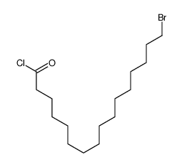 16-bromohexadecanoyl chloride结构式