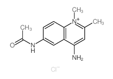 N-(4-amino-1,2-dimethyl-2H-quinolin-6-yl)acetamide structure