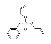 Benzylphosphonic acid diallyl ester结构式
